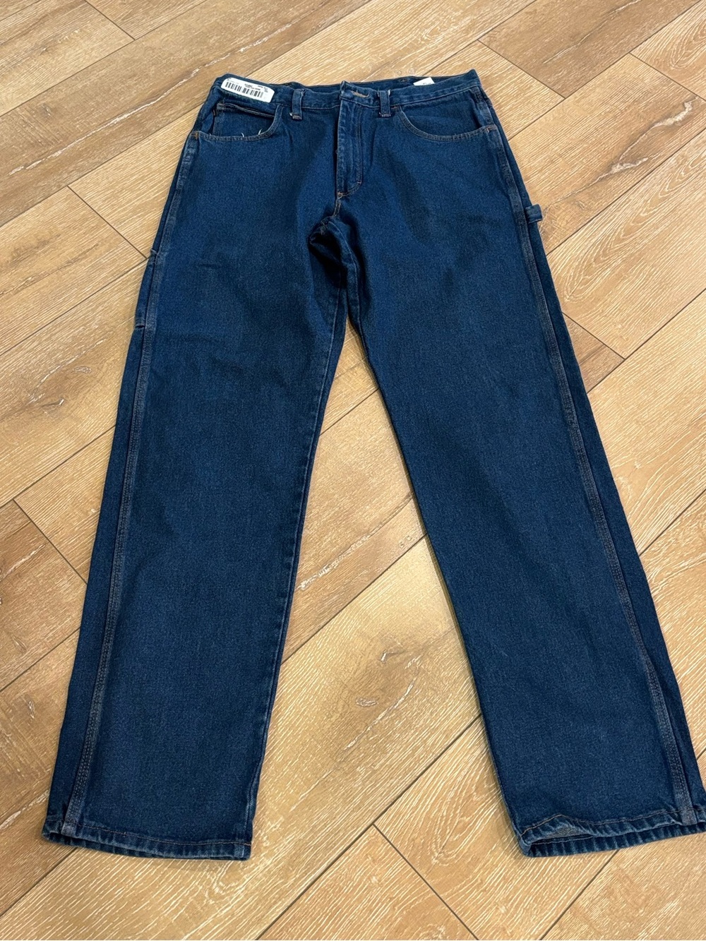 Red Kap Carpenter Jeans Men’s 34x36 Dark Wash Workwear Utility Denim Pants